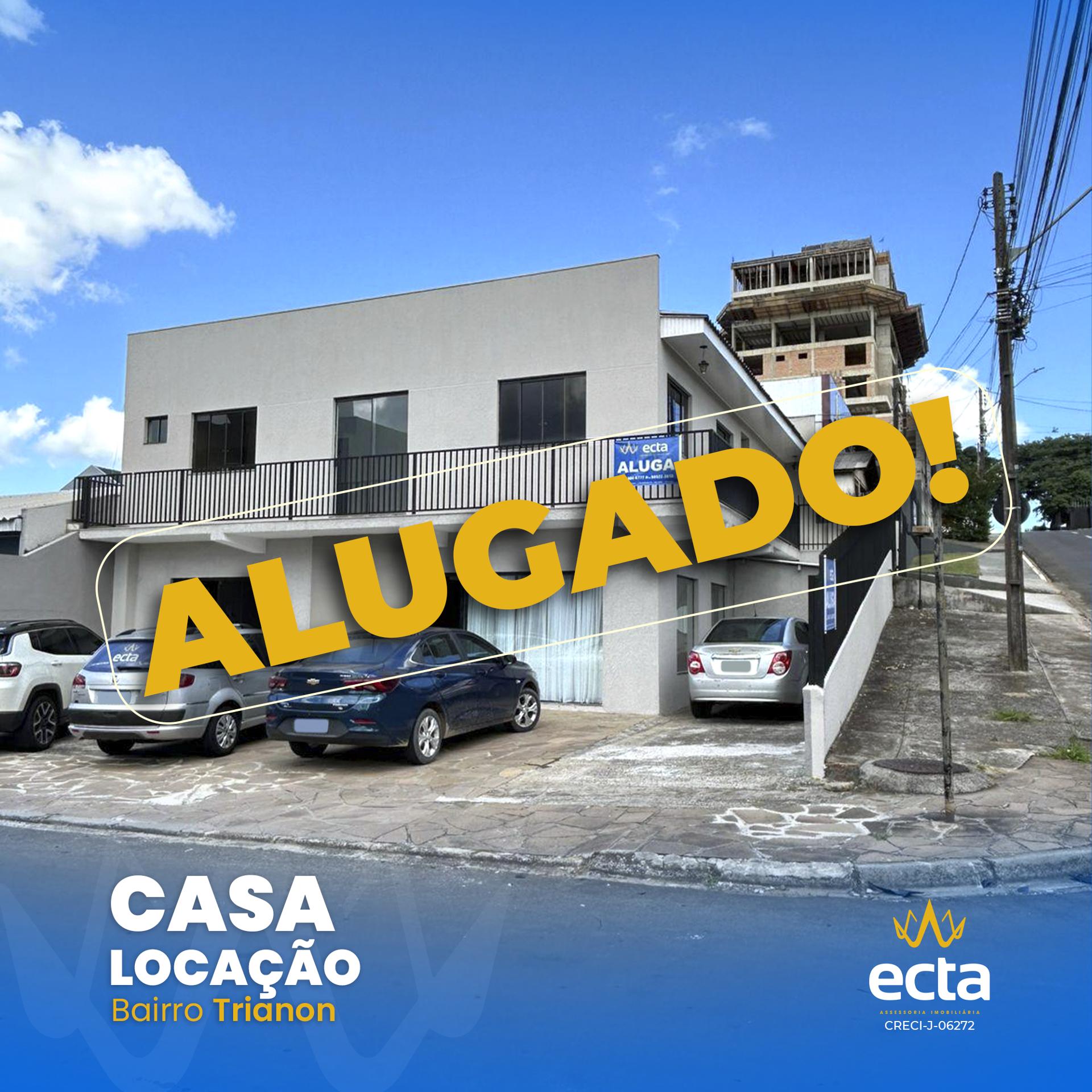 EXCELENTE CASA PARA LOCA??O RESIDENCIAL COMERCIAL NO TRIANON 