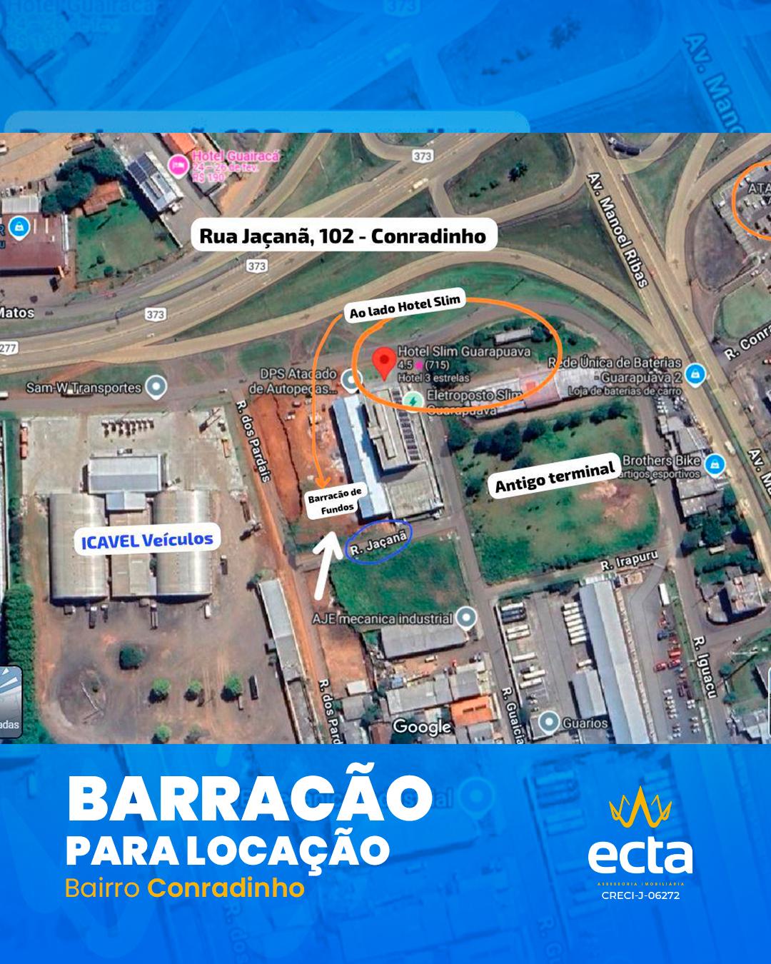 Barrac?o para loca??o, Conradinho, GUARAPUAVA - PR