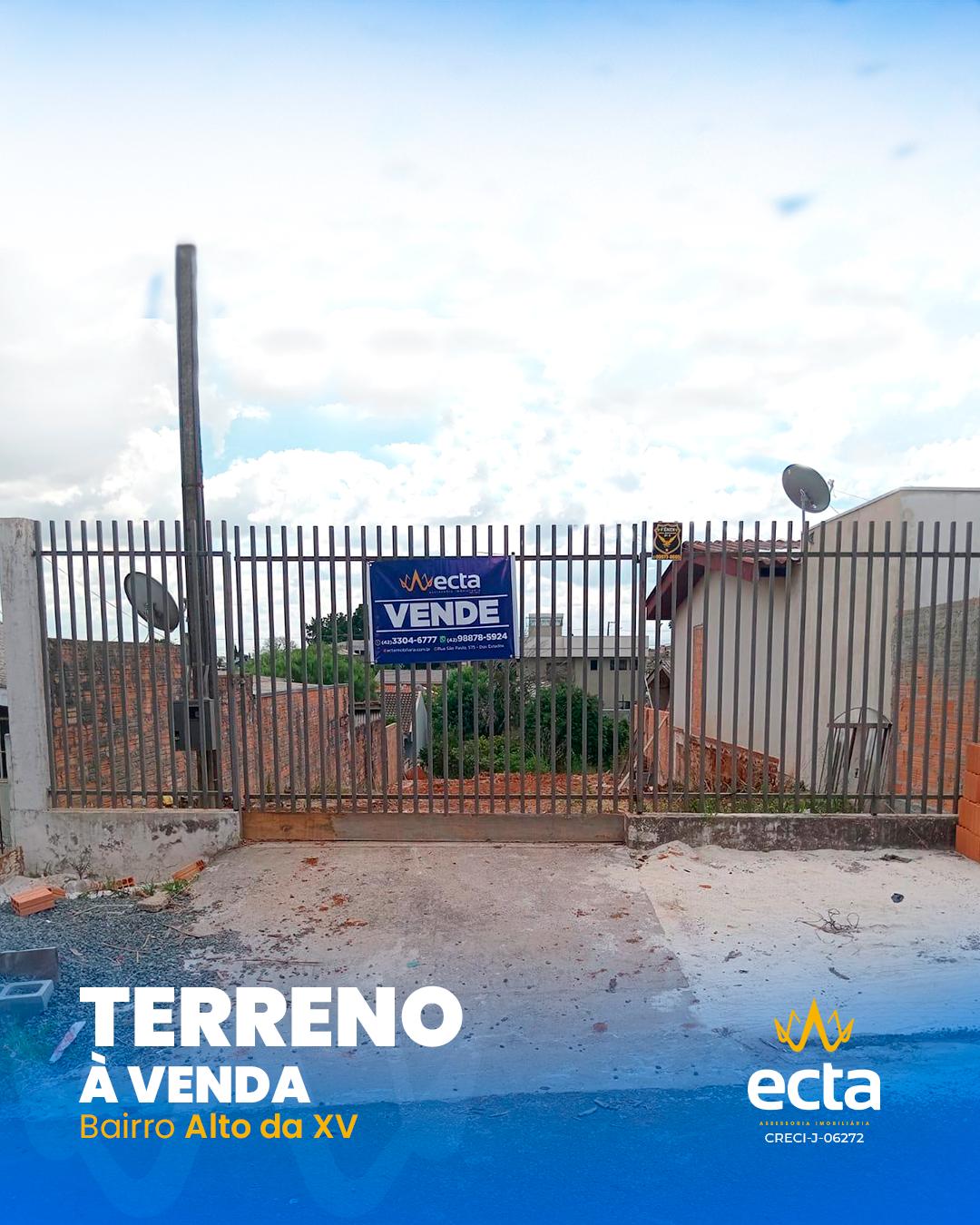 Terreno à venda, Alto da XV, GUARAPUAVA - PR