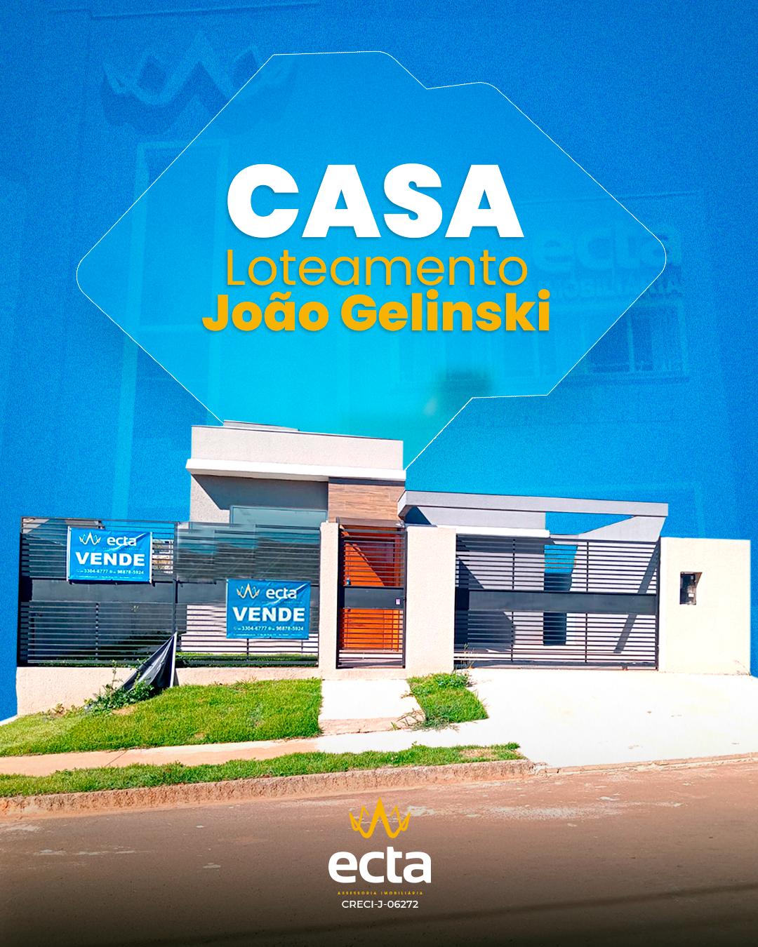 Casa à venda, LOTEAMENTO JOAO GELINSKI, GUARAPUAVA - PR