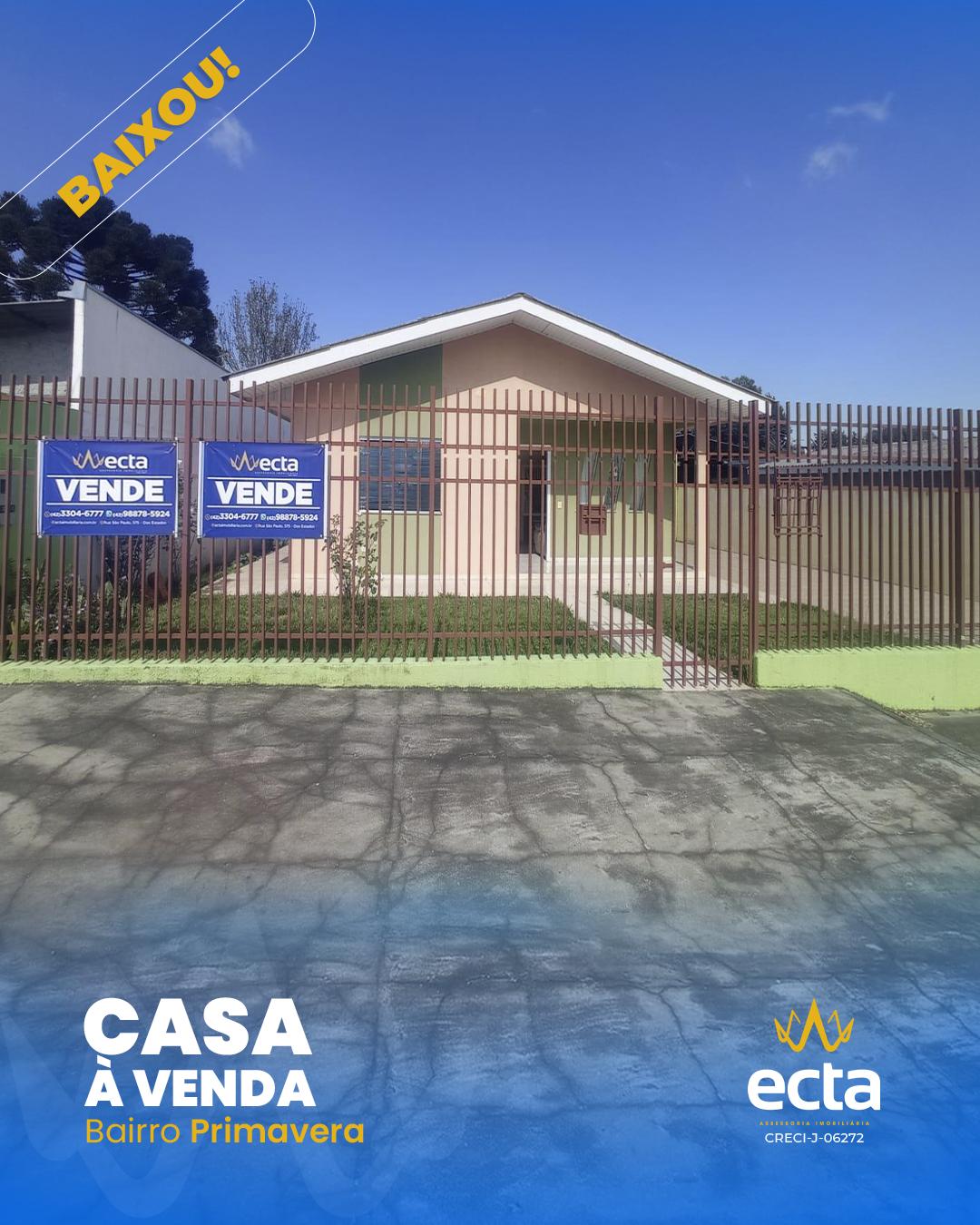 Casa à venda, Primavera, GUARAPUAVA - PR