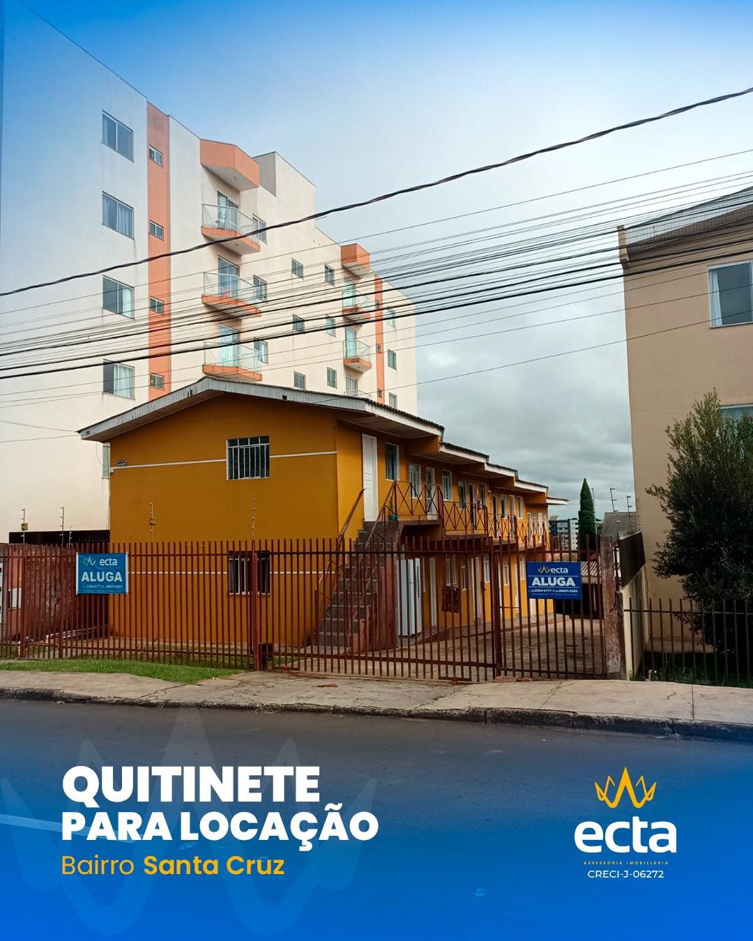Quitinete com 1 dormit?rio para loca??o, Santa Cruz, GUARAPUAV...