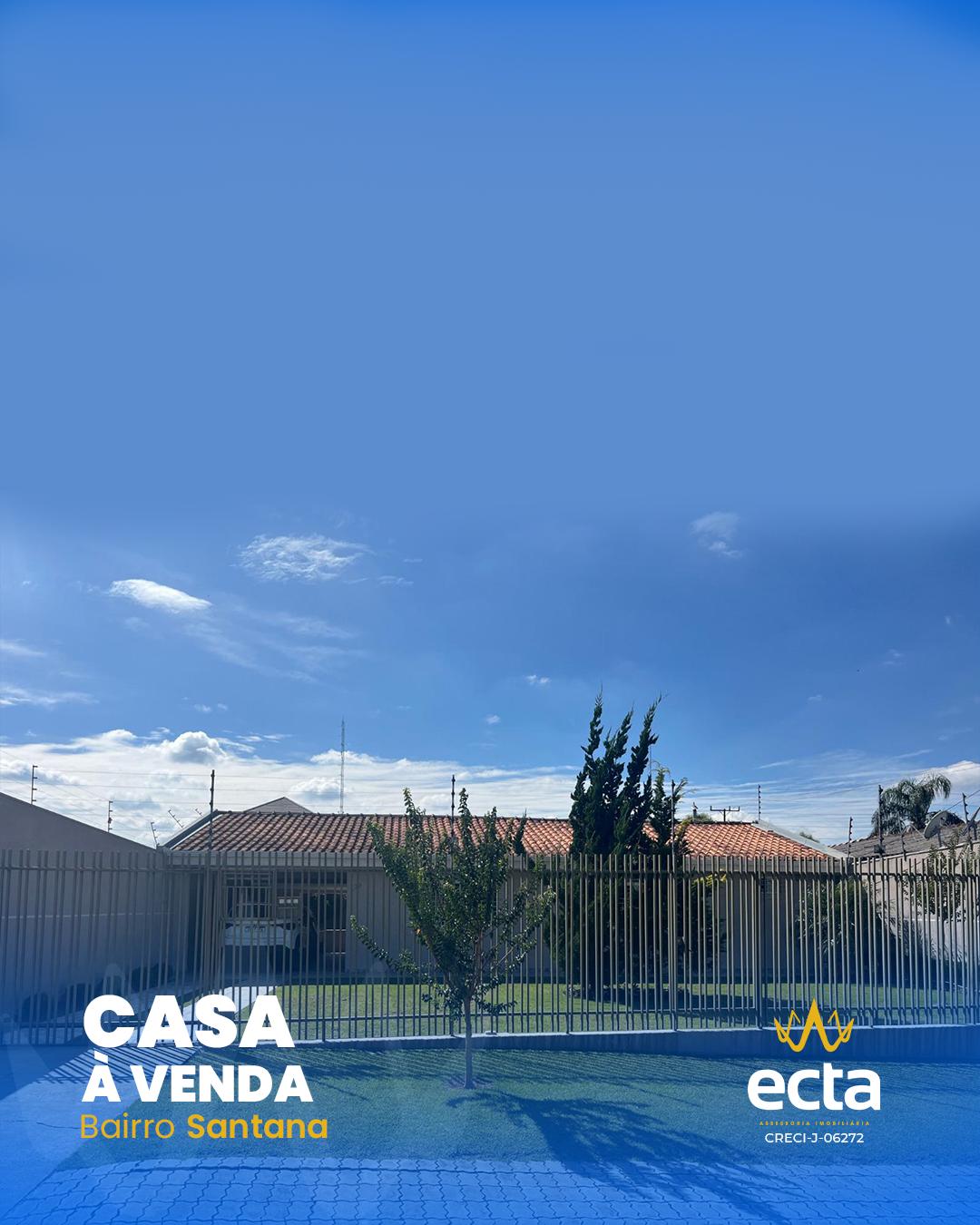 Linda Casa à Venda em Guarapuava  Bairro Santana 