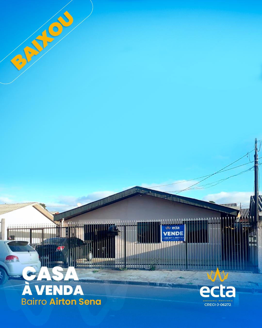 Casa com 3 dormitórios à venda, AIRTON SENA, GUARAPUAVA - PR
