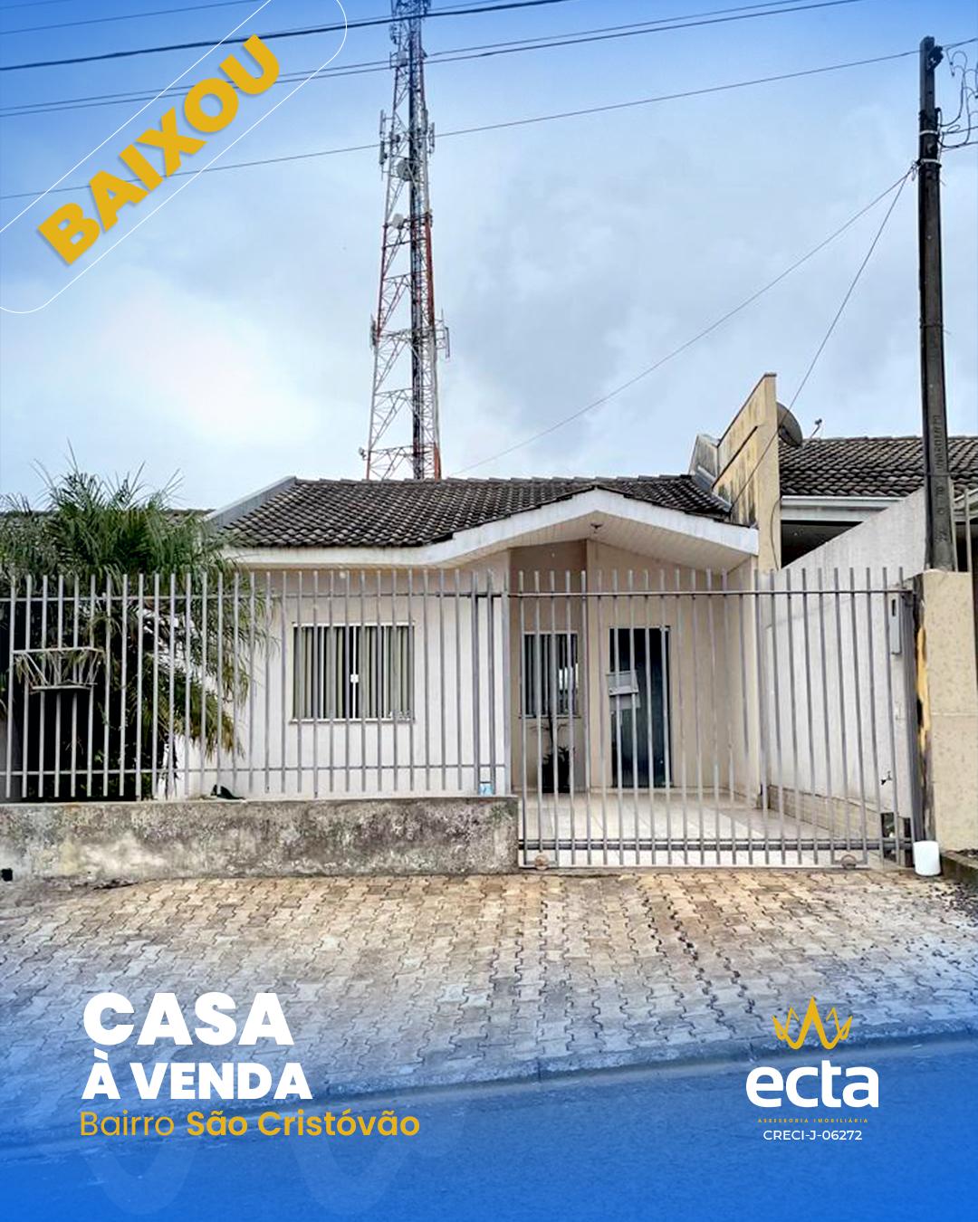 Casa com 2 dormitórios à venda, São Cristóvão, GUARAPUAVA - PR