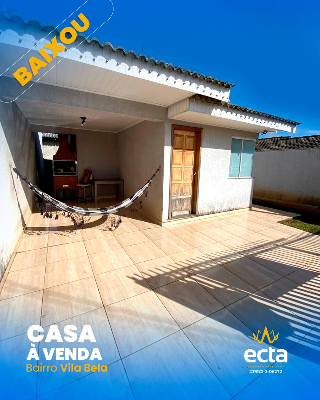 Casa com 2 dormitórios à venda, Vila Bela, GUARAPUAVA - PR