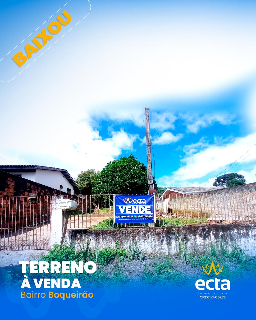 Terreno à venda, Boqueirão, GUARAPUAVA - PR