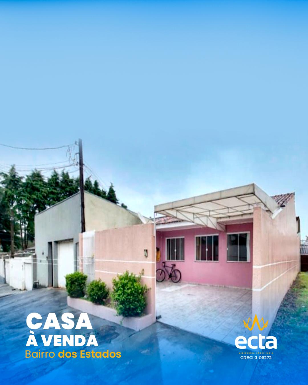 Casa com 3 dormitórios à venda, Dos Estados, GUARAPUAVA - PR