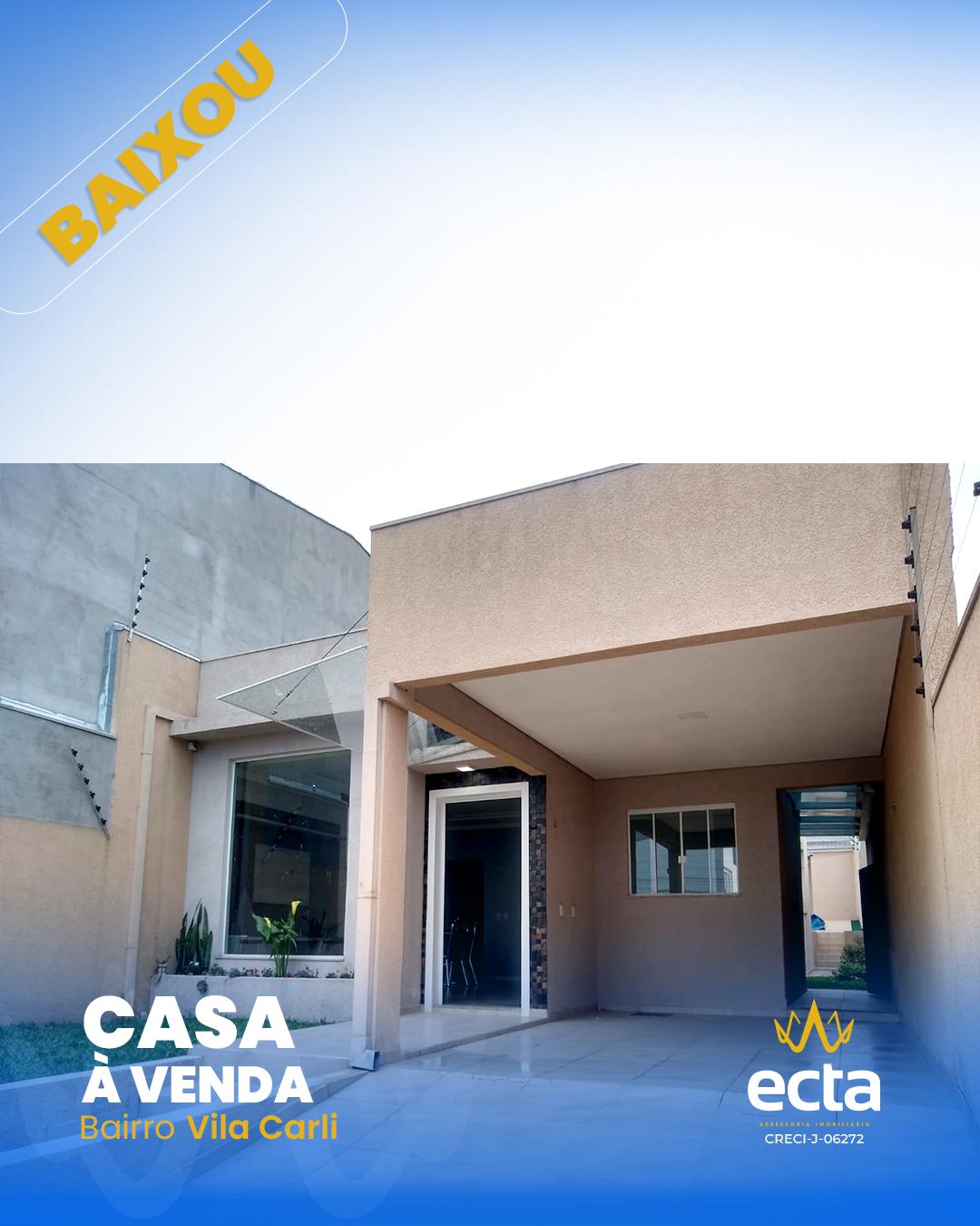 Casa à venda, Vila Carli, GUARAPUAVA - PR