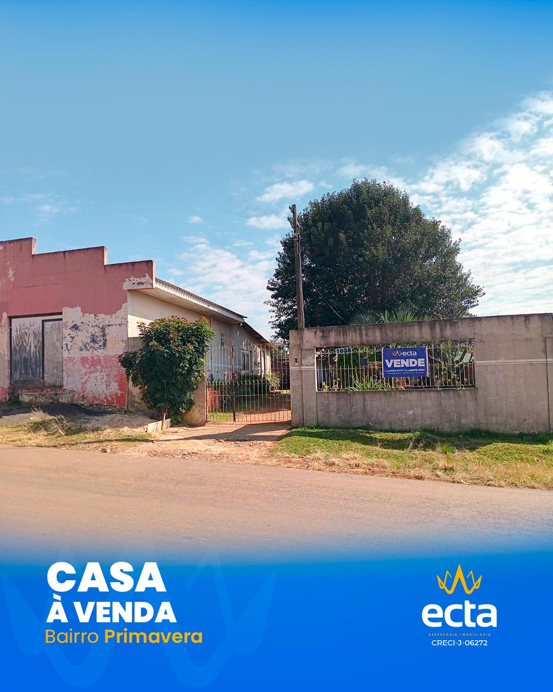 Imóvel Residencial e Comercial à Venda no Bairro PRIMAVERA