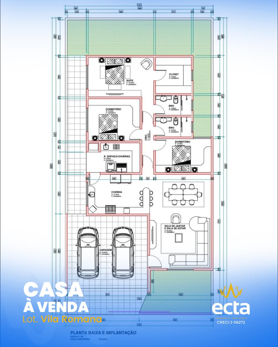 Casa à venda, Vila Romana, GUARAPUAVA - PR