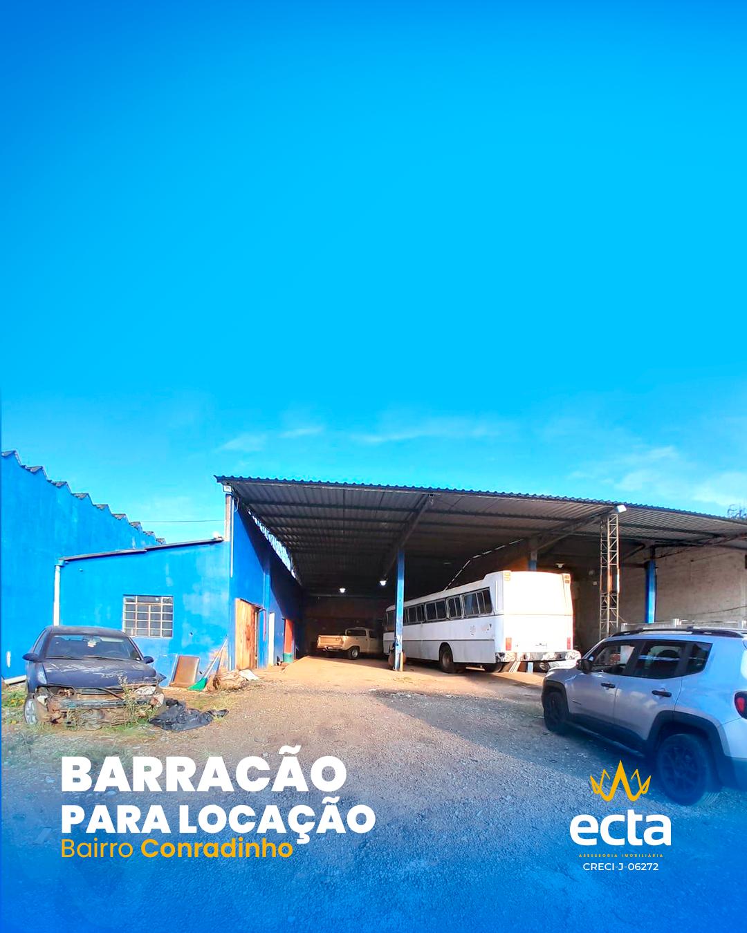 Barrac?o para loca??o com amplo espa?o, Conradinho, GUARAPUAVA...