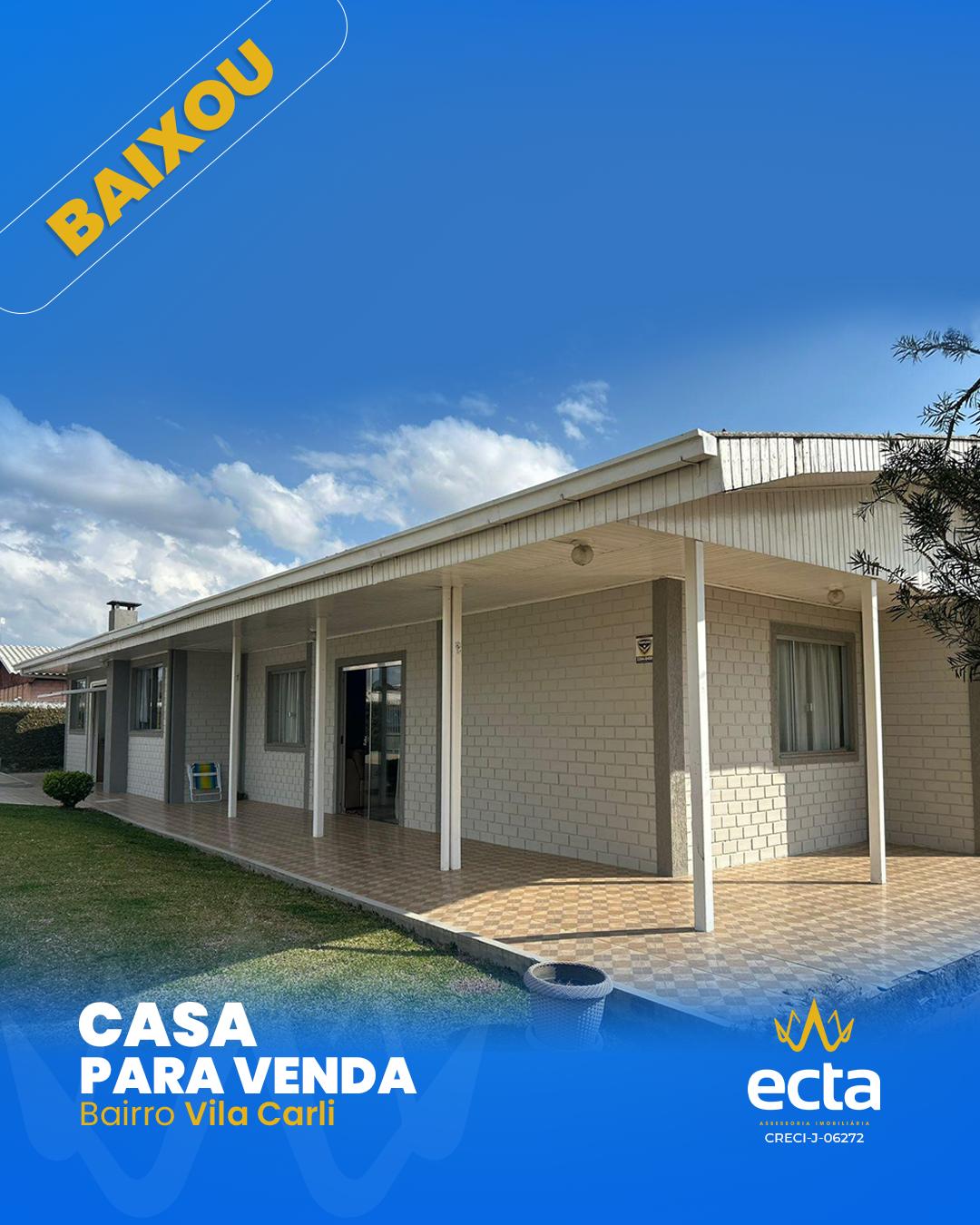 Casa à venda, Vila Carli, GUARAPUAVA - PR