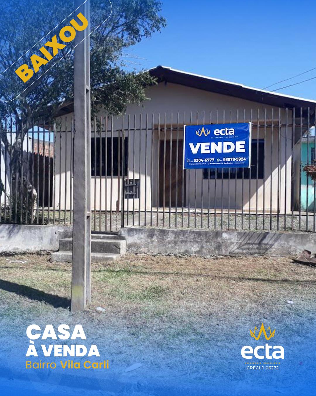 Casa à venda, Vila Carli, GUARAPUAVA - PR