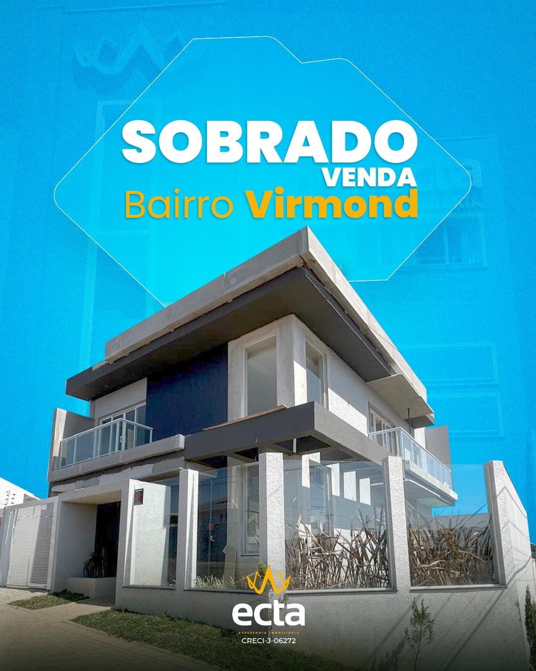 Sobrado com 3 dormitórios à venda, Virmond, GUARAPUAVA - PR