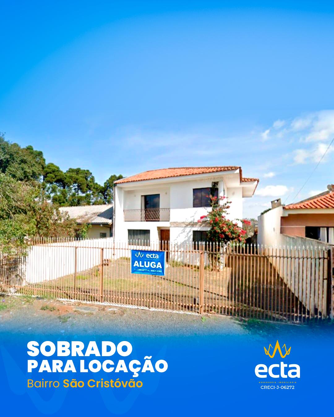 Sobrado para loca??o no bairro S?o Crist?v?o, GUARAPUAVA - PR