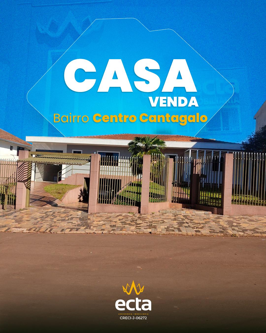 Casa à venda, Centro, CANTAGALO - PR