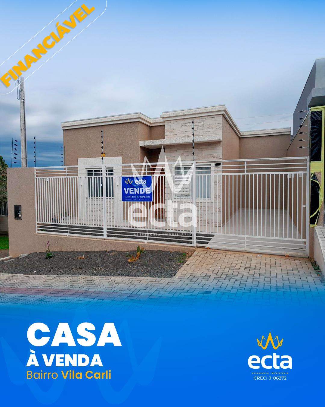 Casa à venda, Vila Carli, GUARAPUAVA - PR
