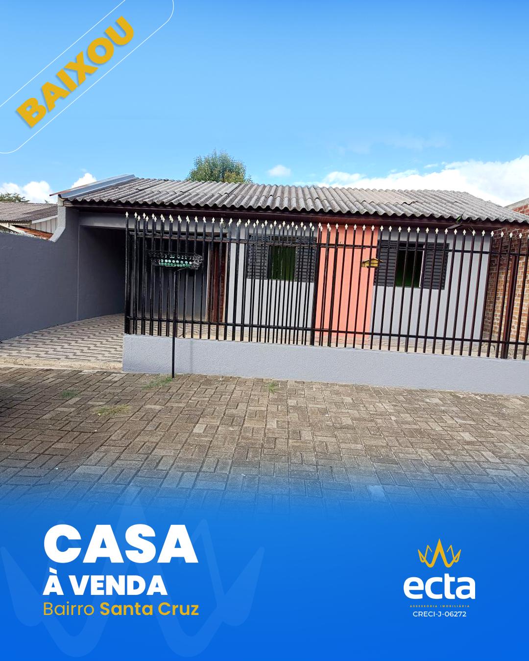Casa à venda, Santa Cruz, GUARAPUAVA - PR