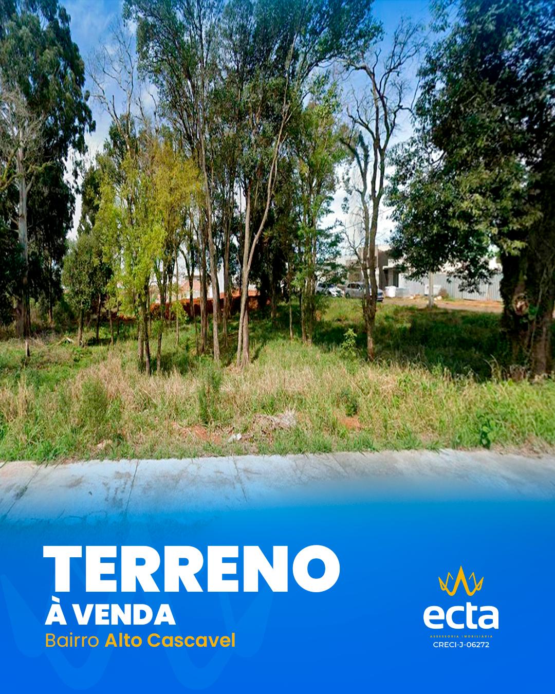 Terreno à Venda no Bairro Alto Cascavel  Excelente oportunidade,
