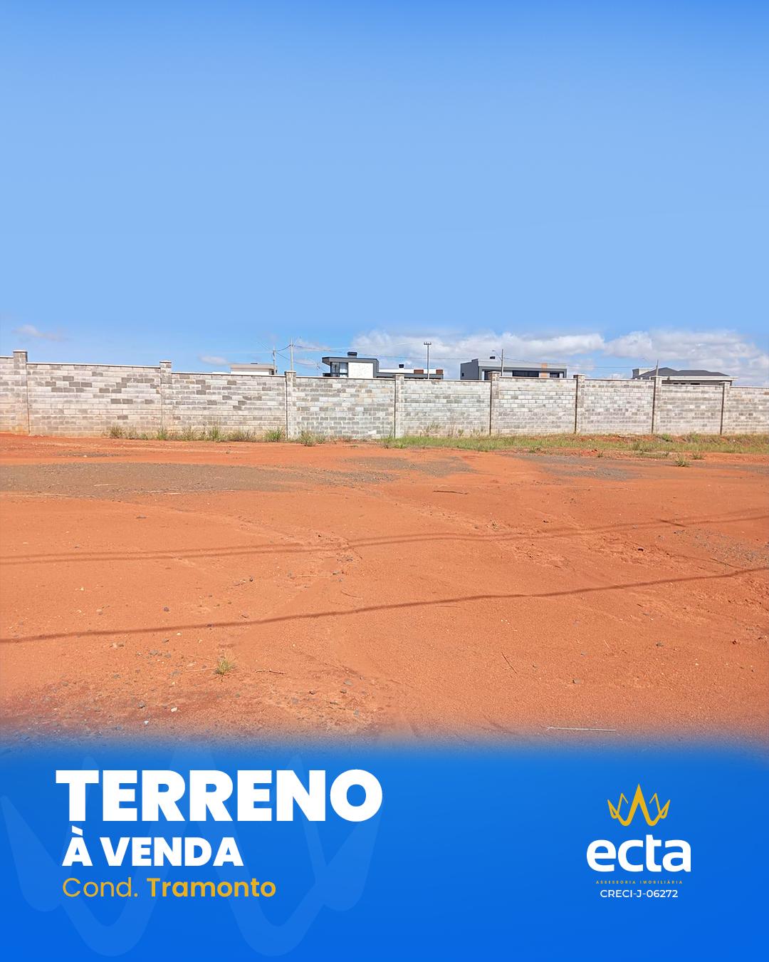 Terreno à venda NO CODOMINIO TRAMONTO, bairro Morro Alto, GUAR...