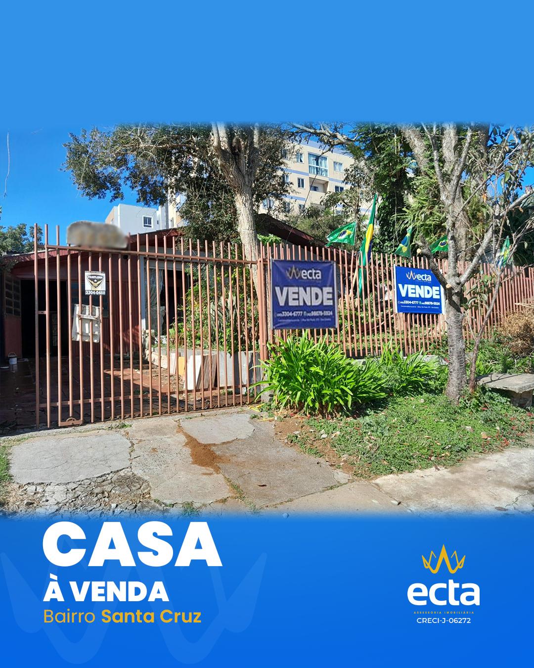 Ampla Casa à Venda na Santa Cruz, Espaço, Conforto e Excelente...