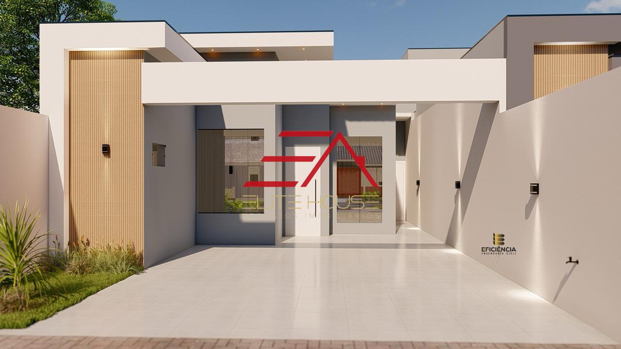 Casa nova em finalização com 3 quartos sendo 1 suite e duas vagas de garagem