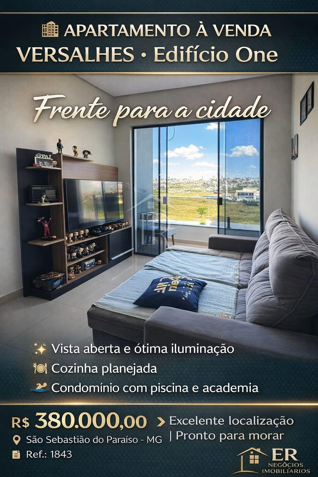 Apartamento à venda, VERSALHES, SAO SEBASTIAO DO PARAISO - MG