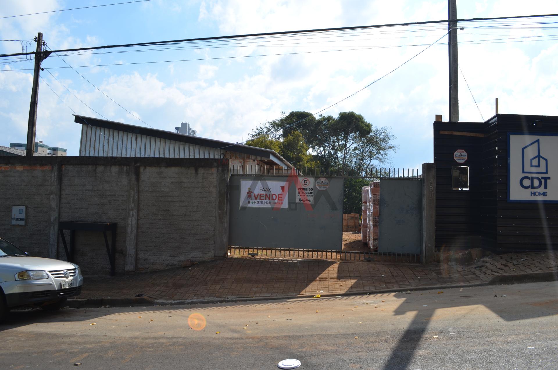 Terreno à venda,579.37m² em frente a casa Cultura, Alto da XV, GUARAPUAVA - PR