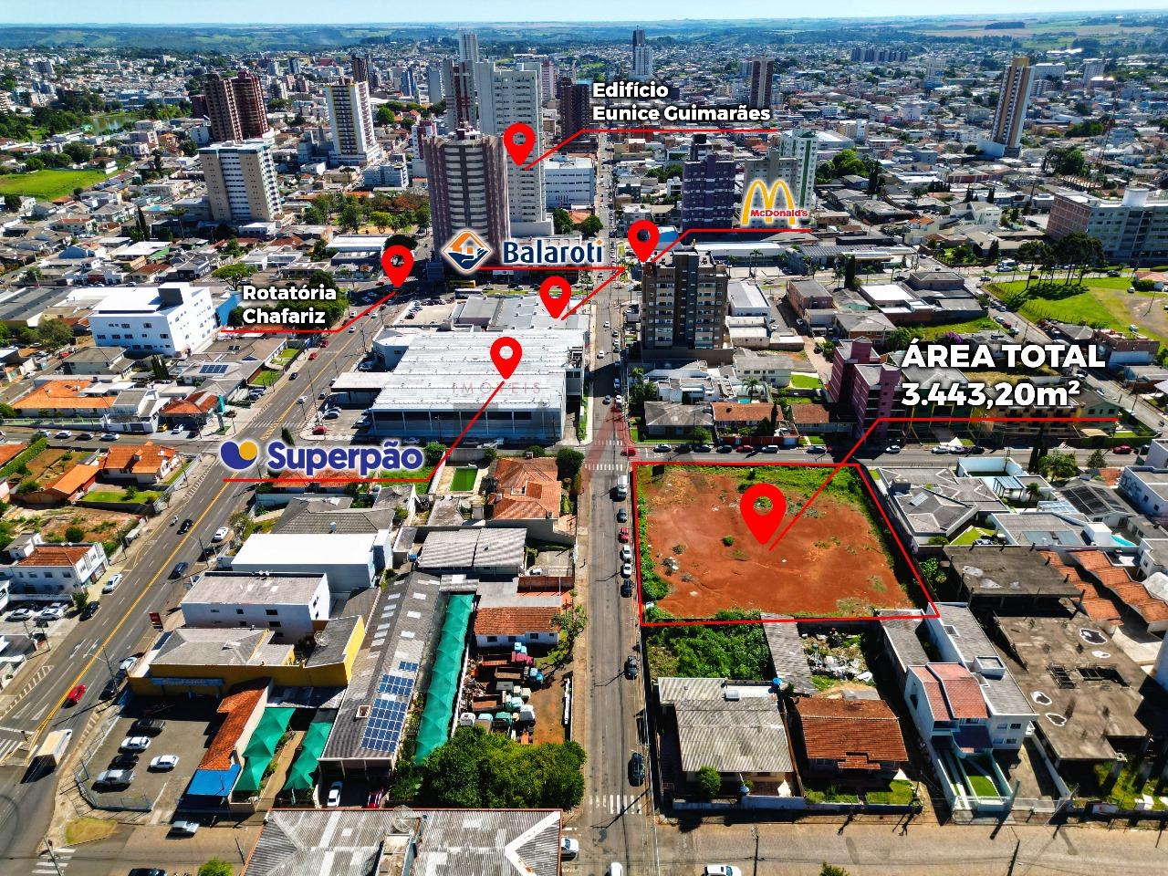 Terreno à venda no Alto da XV próximo a XV de Novembro GUARAPUAVA