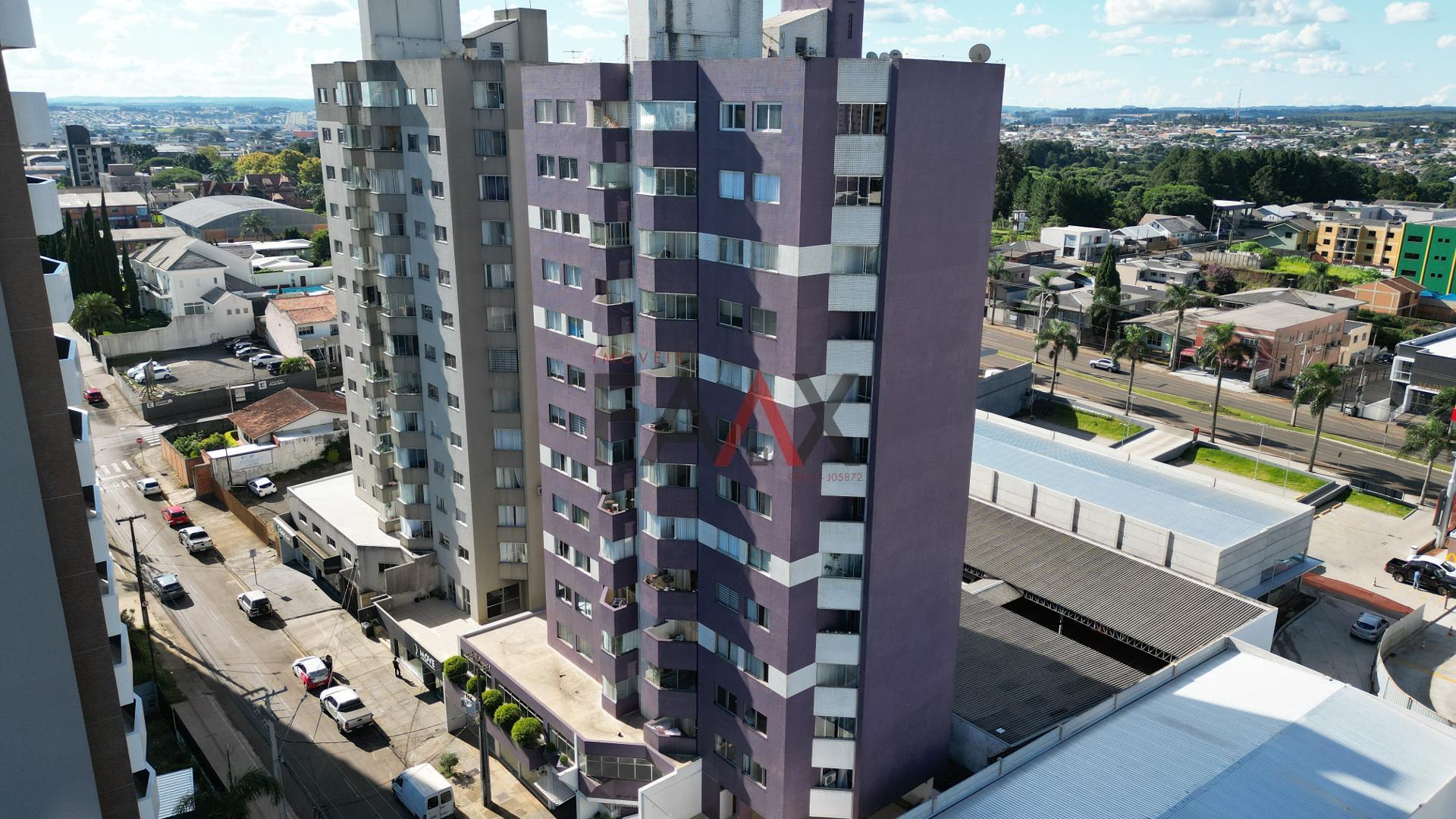 Apartamento para locação no Centro de Guarapuava com 1 suíte e...