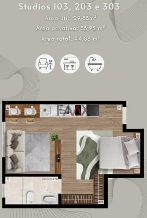 Apartamento, 29 m² - Foto 7
