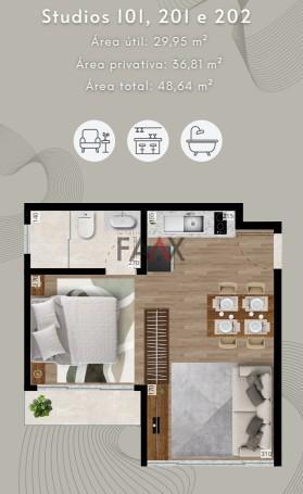 Apartamento, 29 m² - Foto 3