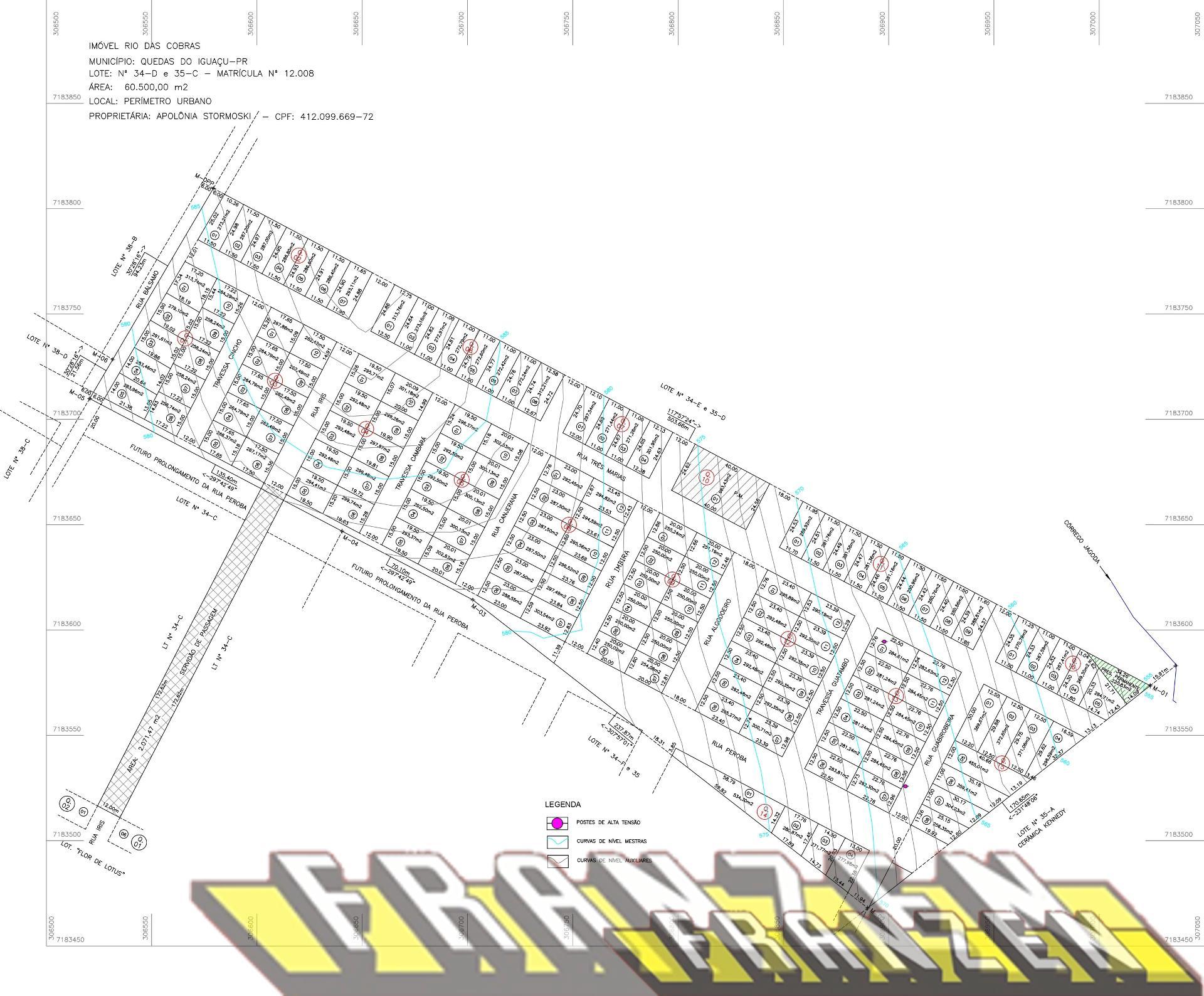 LOTE  URBANO QUADRA 04 LOTE 04 COM ÁREA  292,48m²