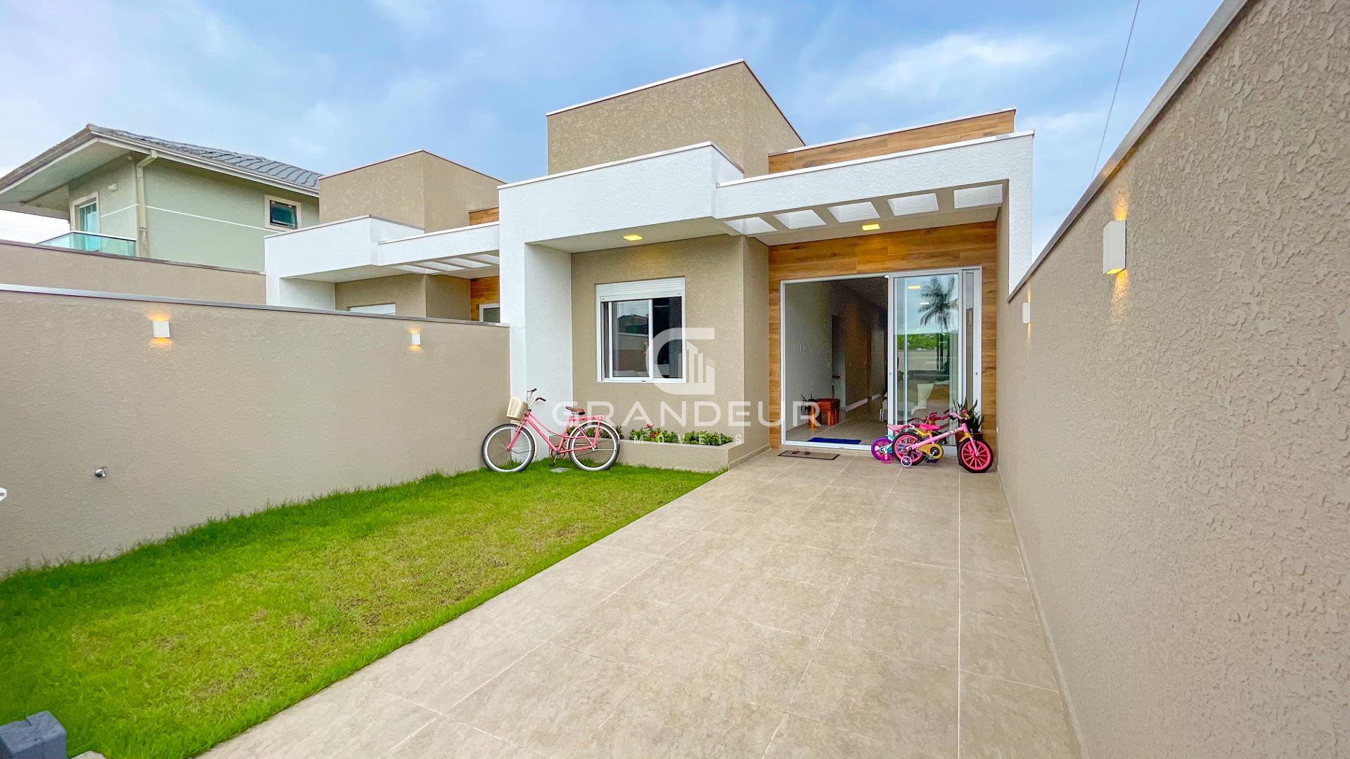 Casa nova à venda em Guaratuba, Piçarras, 3 quartos, 1 suíte, ...