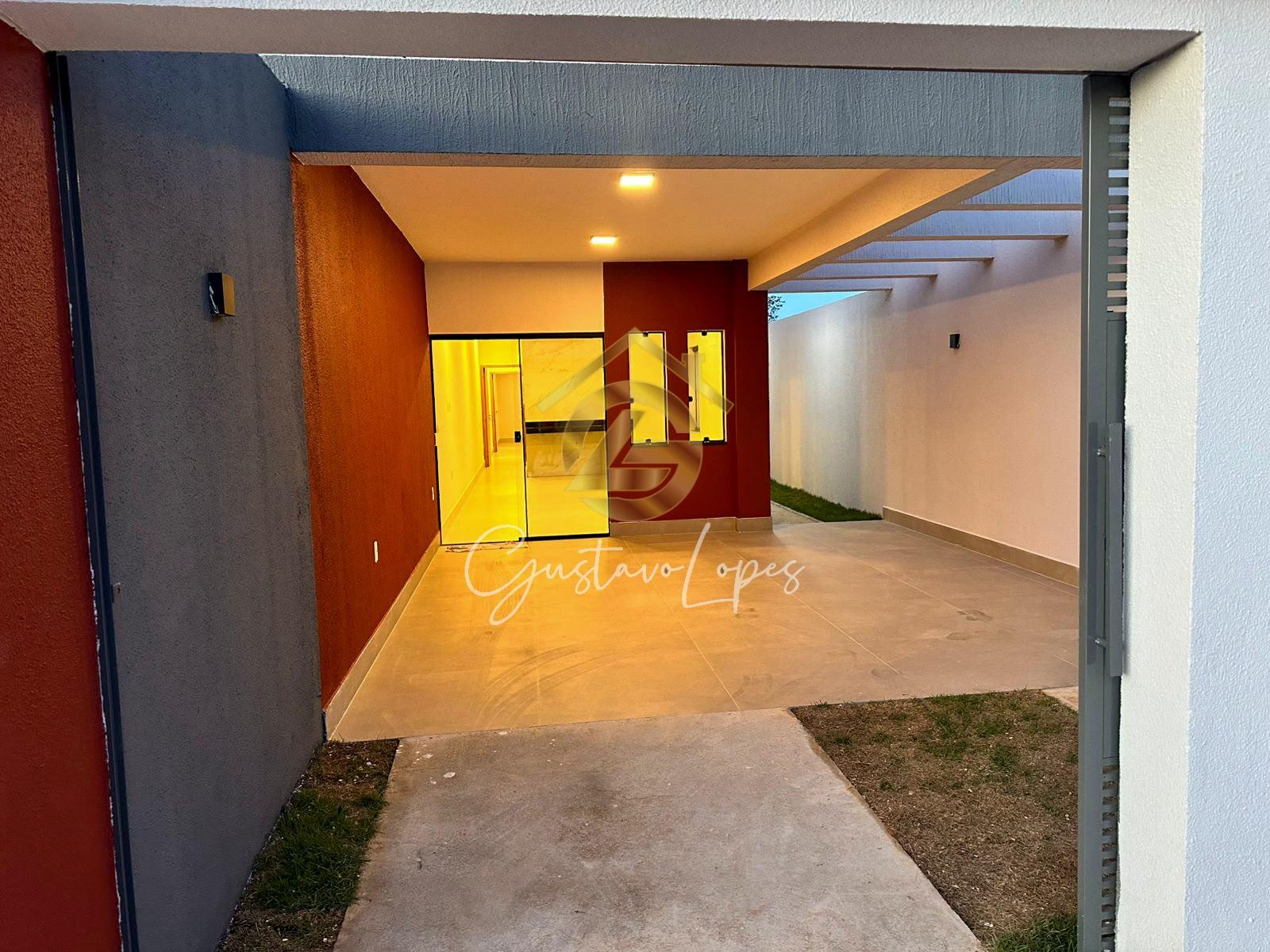 CASA TRREA MODERNA COM 3 QUARTOS, REA GOURMET E 2 VAGAS DE GARAGEM