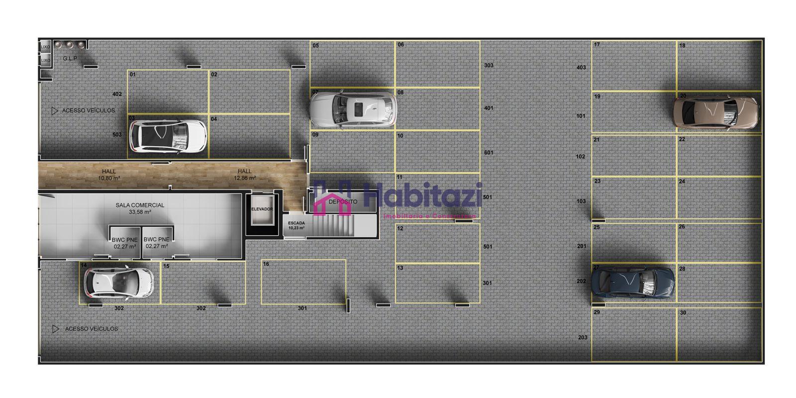 Planta de Garagens