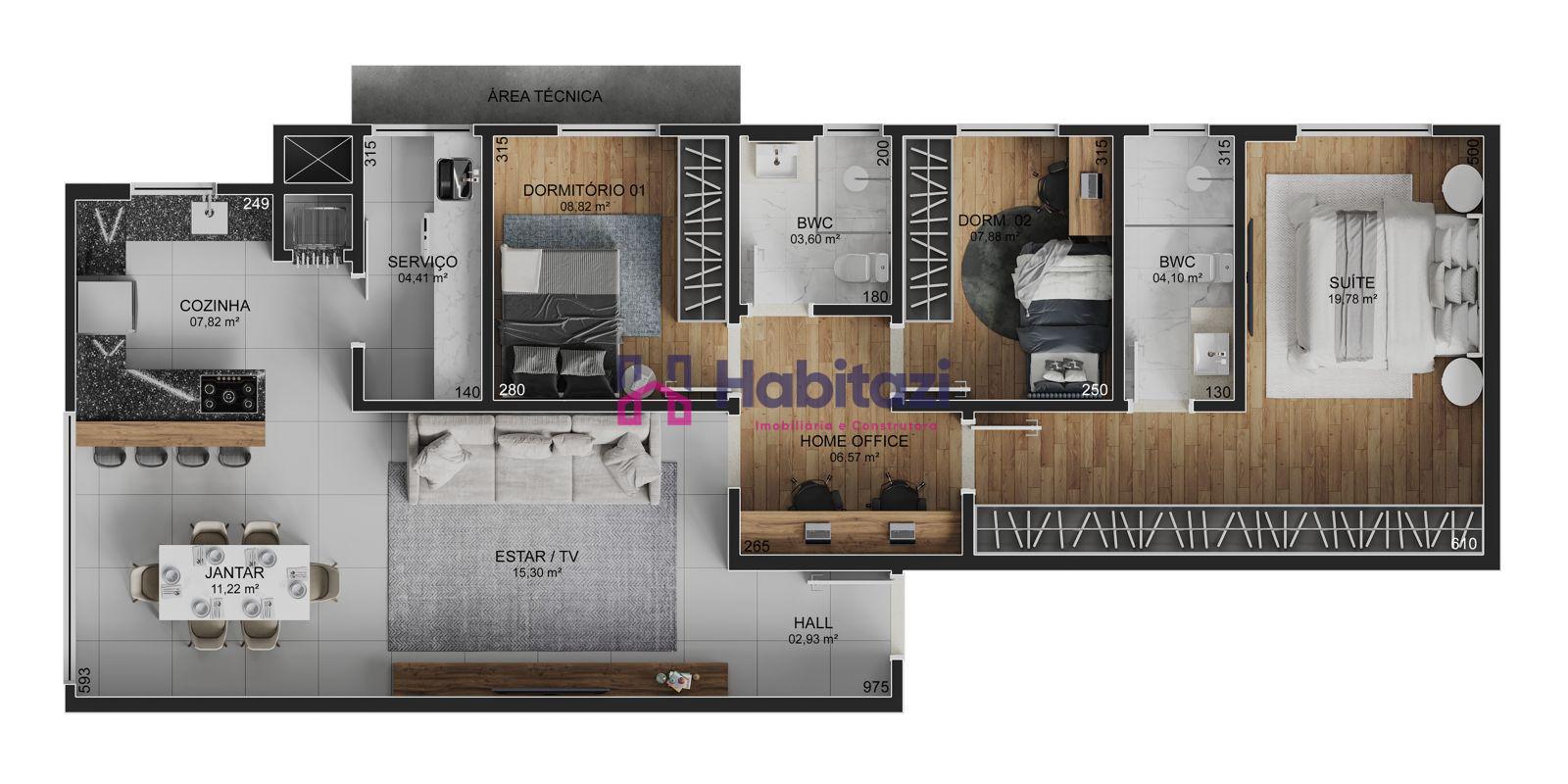 Planta do Apartamento
