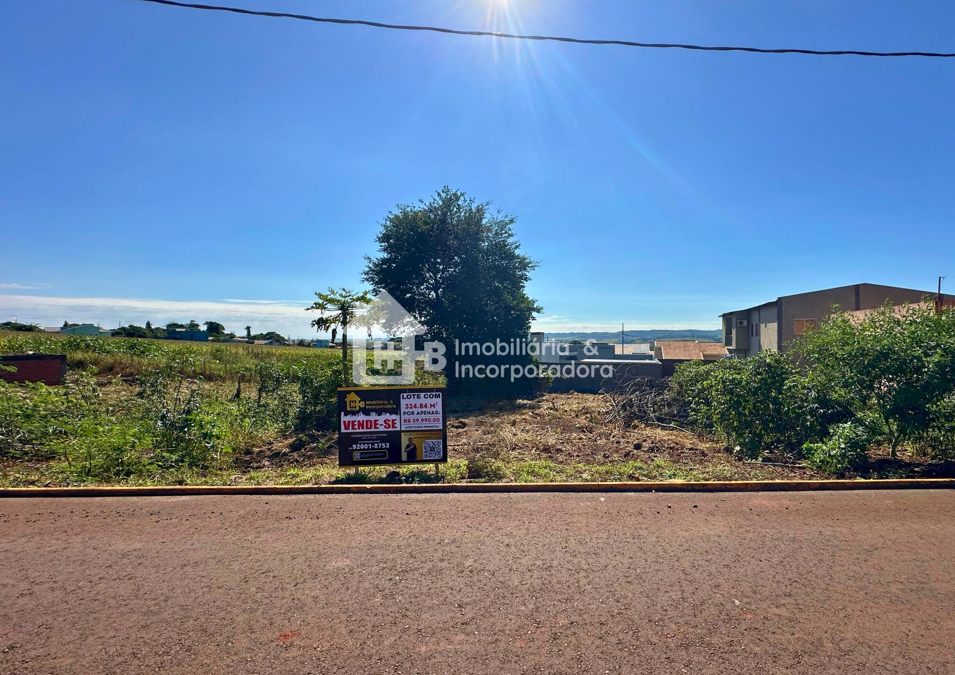 LOTE A VENDA NO BAIRRO RENASCER EM MISSAL-PR COM 324,84m , ACE...