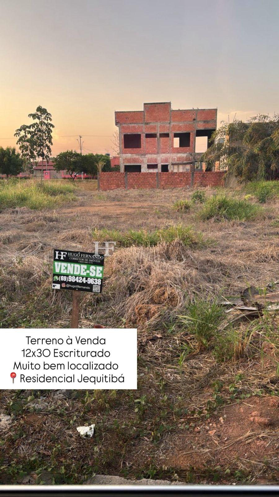 TERRENO Á VENDA 360m2 EM ROLIM DE MOURA - RO