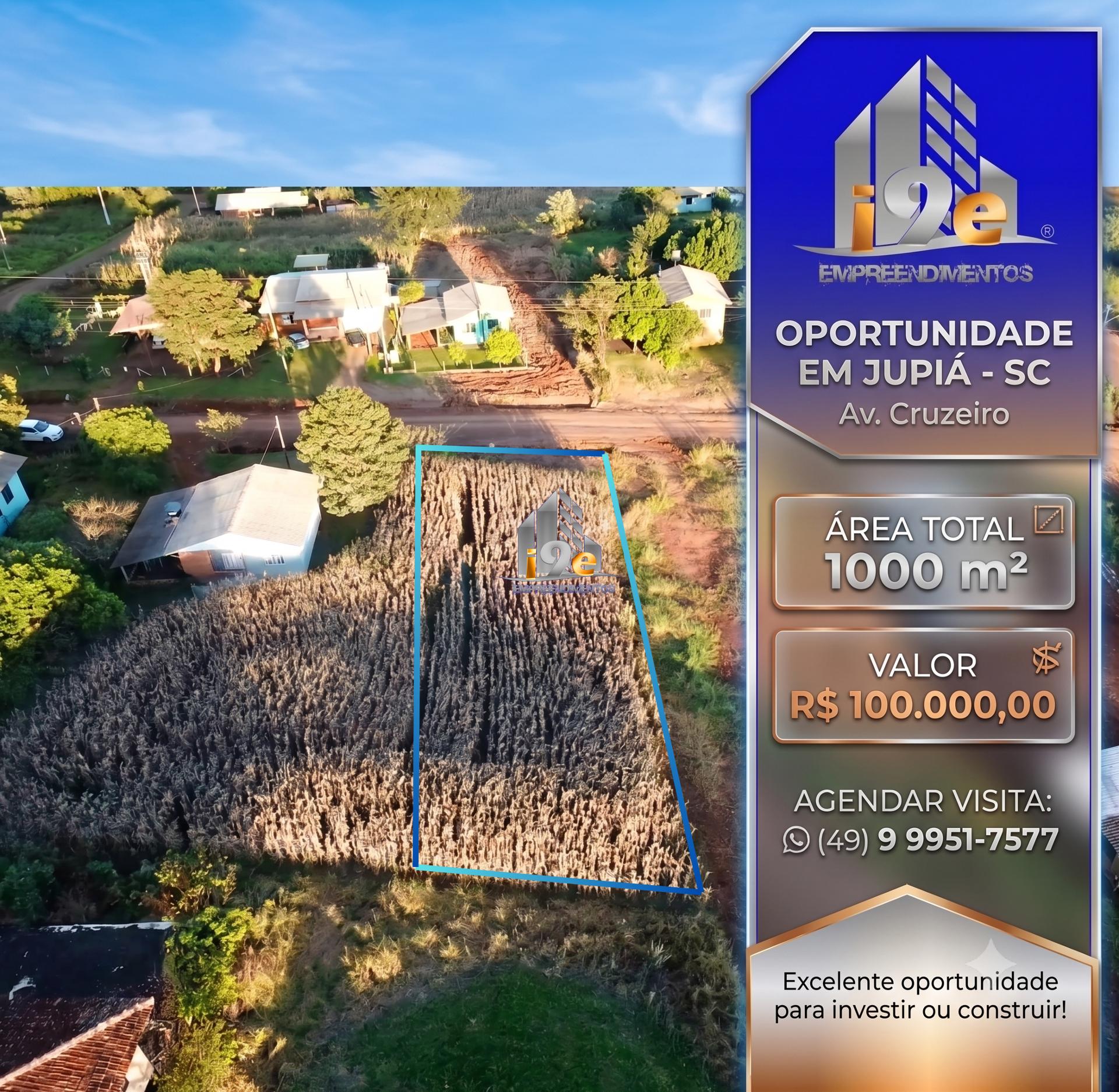 Terreno � venda, CENTRO, JUPIA - SC