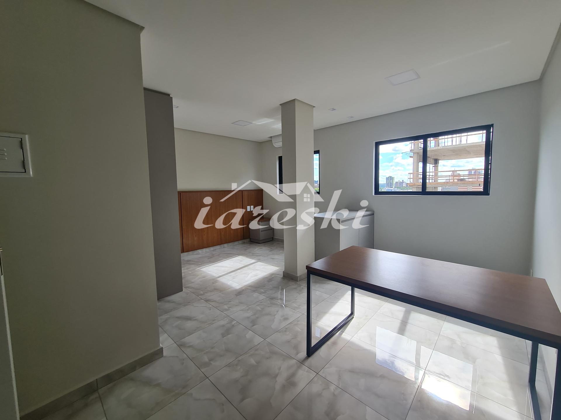 Studio semimobiliado para locação no Edifício Ferrara no Centro de Foz do Iguaçu - PR