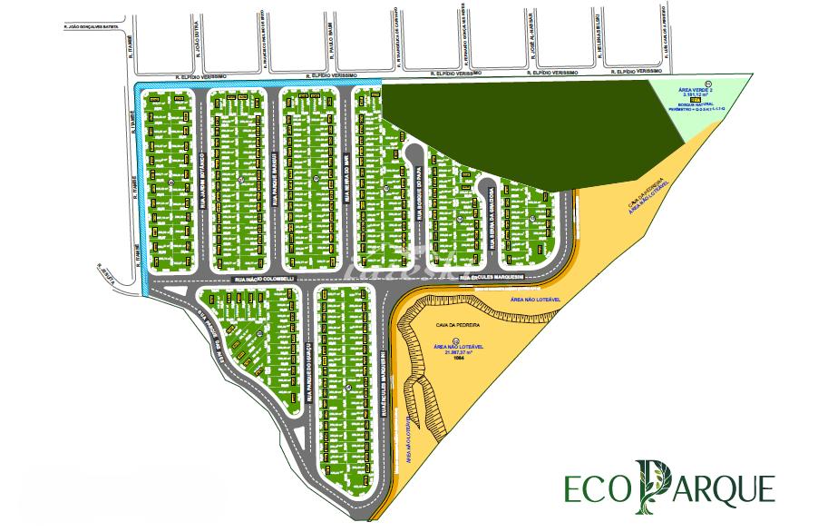 Lançamento loteamento Ecoparque, região do Carimã, lotes de 250m2 com entrada facilitada em Foz