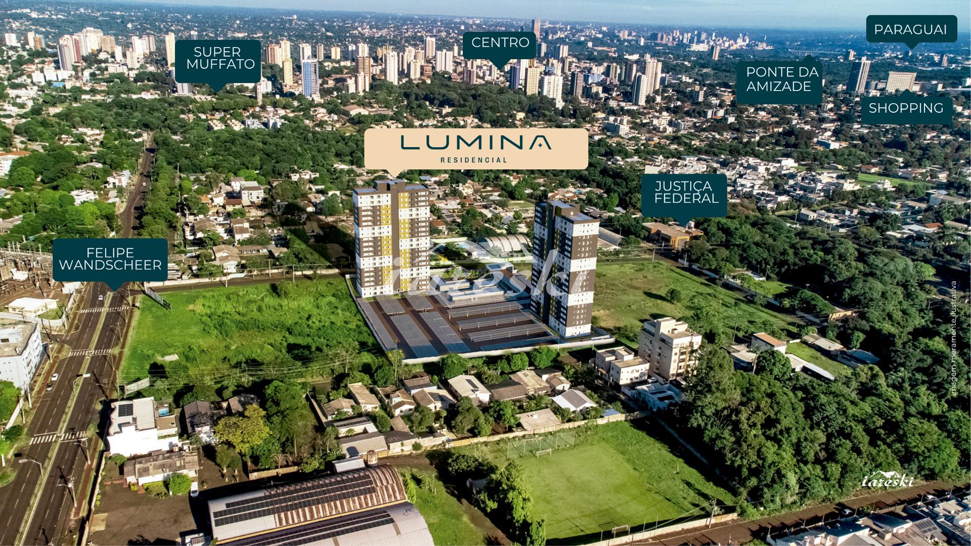 Lançamento Residencial Lumina, 1 Suíte em Foz do Iguaçu - PR