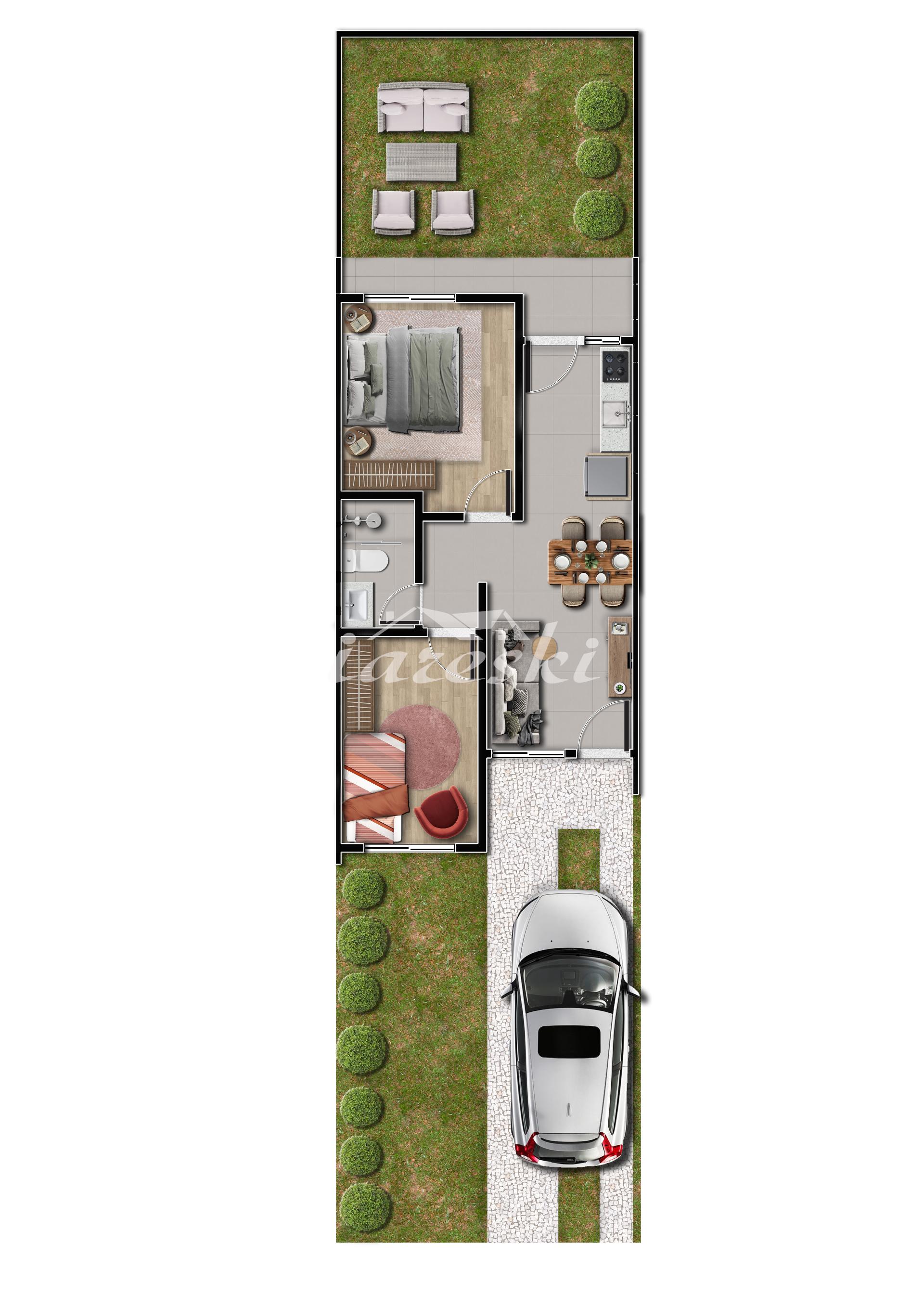 Pré lançamento Condomínio Residencial Moradas do Parque, Casas com 2 Quartos em Foz do Iguaçu PR