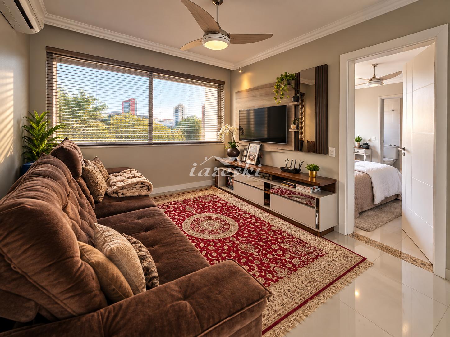 Duplex mobiliado a venda e locação, 1 Quarto e 2 suítes, Edifício Martin Fierro, Centro de Foz
