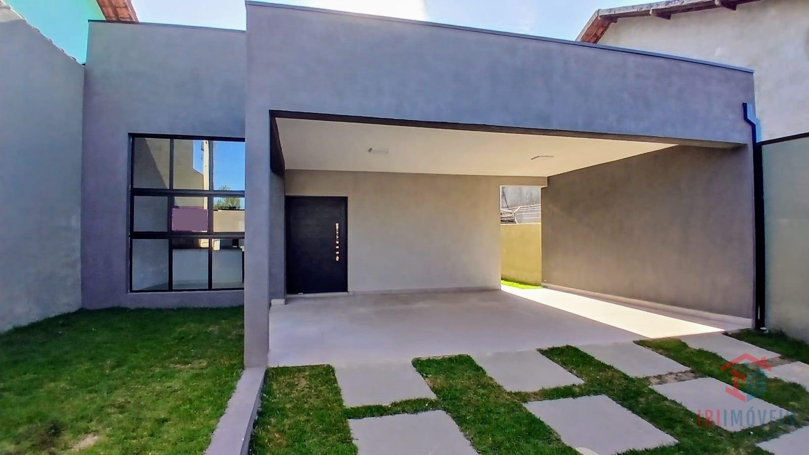 Ibiúna Casa nova com 03 dormitórios, projeto moderno na região...
