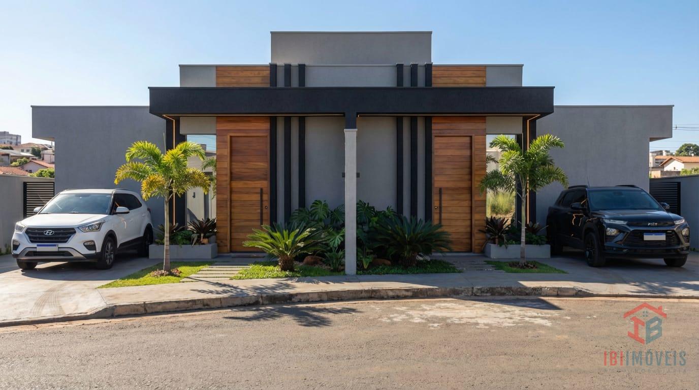 Casa nova e moderna à venda em bairro proximo ao centro, IBIUN...