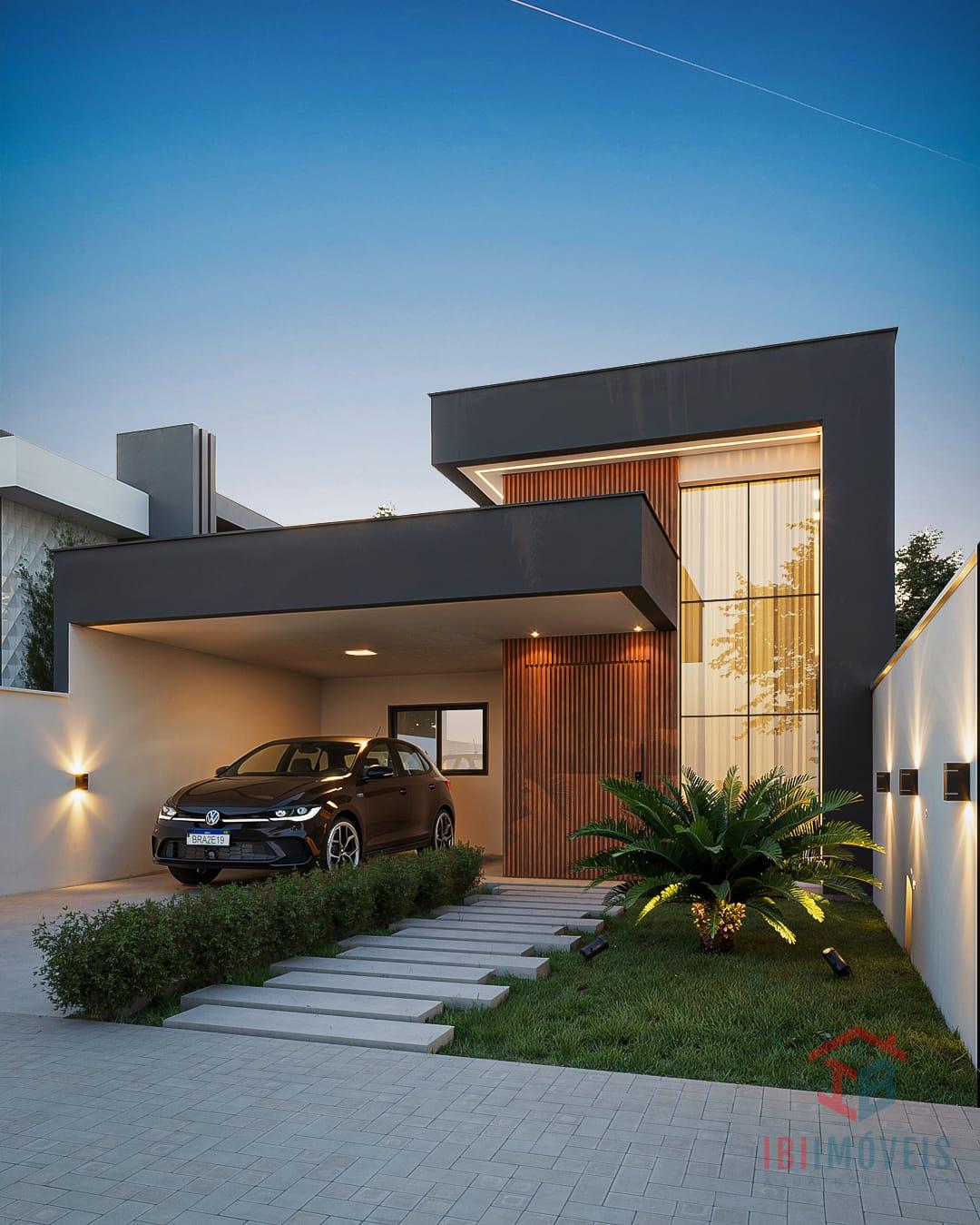 Casa nova e moderna com 3 suites  à venda, em condomínio Fecha...