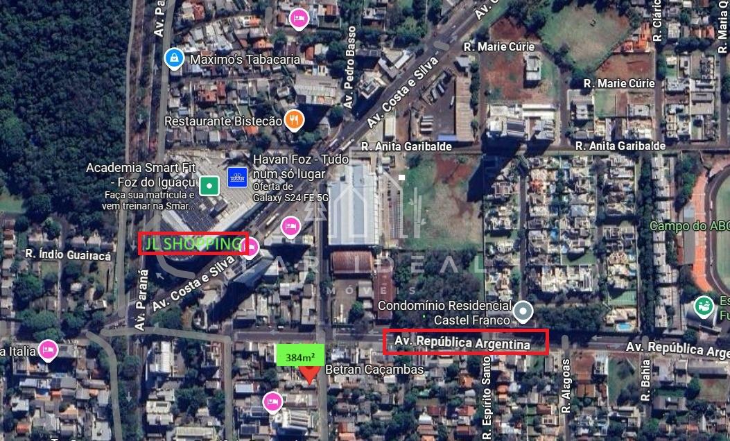 Terreno na região central perto ao Shopping JL com 384m  sendo 12,80 de frente por 30.